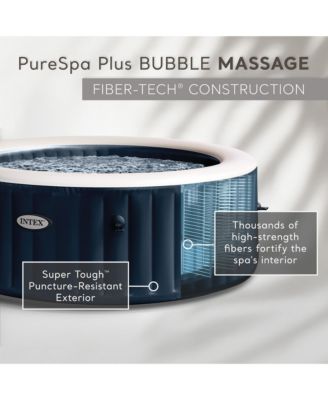 28429EP PureSpa Plus 4 Person Inflatable Hot Tub Bubble Jet Spa, 77" x 28"