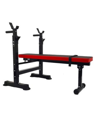 Multifunctional Adjustable Workout Station with Squat Rack