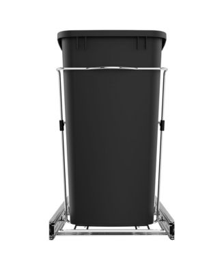 Pullout Trash Can 35 qt. for Kitchen Cabinets, Black, RV-12KD-18C S