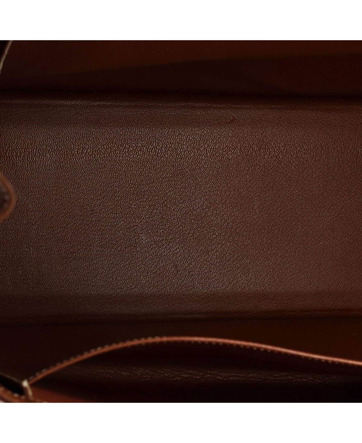 Pre-Owned Hermes 39 White Bus Bag Leather