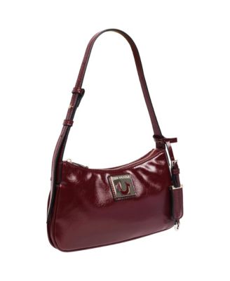 Crinkle Finish Shoulder Bag