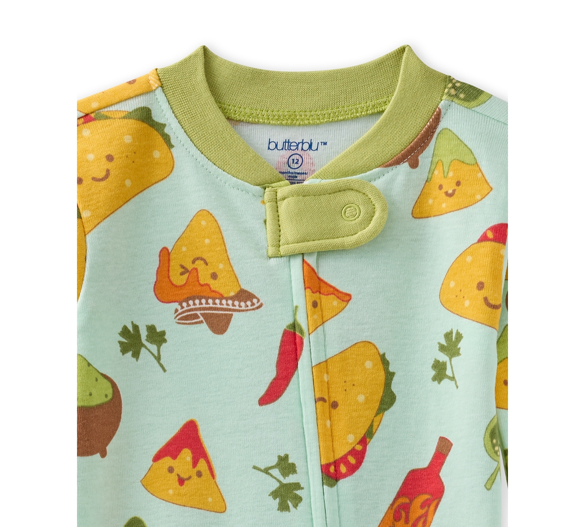 Butterblu Baby Scout Sleep And Play Bodysuit In Multi