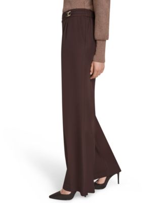 Women's Mid Rise Wide Leg Trousers