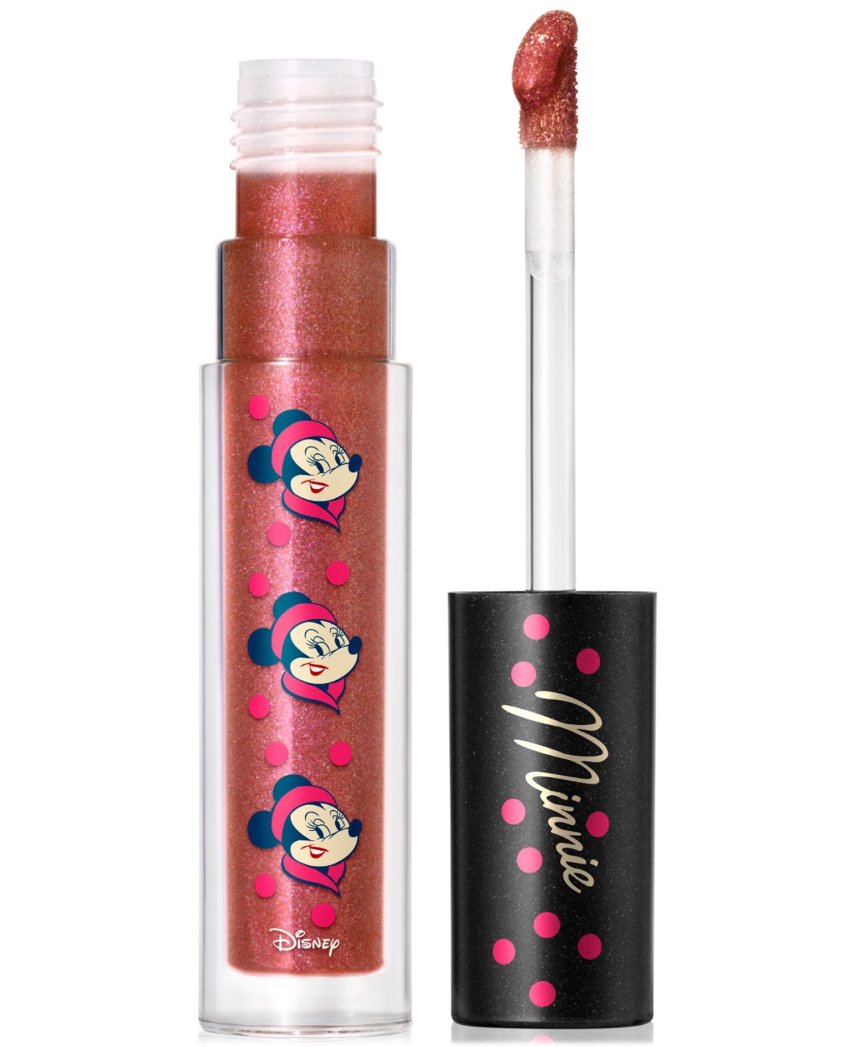 Mac Lipglass  X Disney Minnie & Daisy Pink Polka Dots Lip Gloss