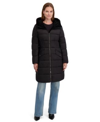 Women's Laundry By Shelli Sega Long Puffer Coat