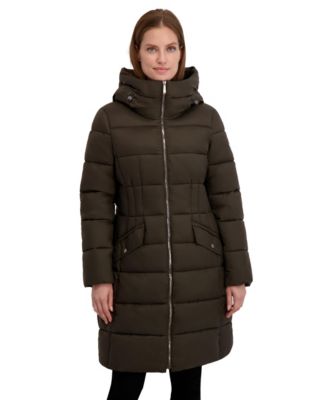 Women's Laundry By Shelli Sega Long Puffer Coat