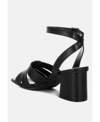 Womens Signora Pin Buckle Ankle Strap Sandals
