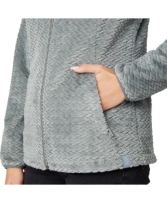 Women's Cable Braided Butter Pile Jacket