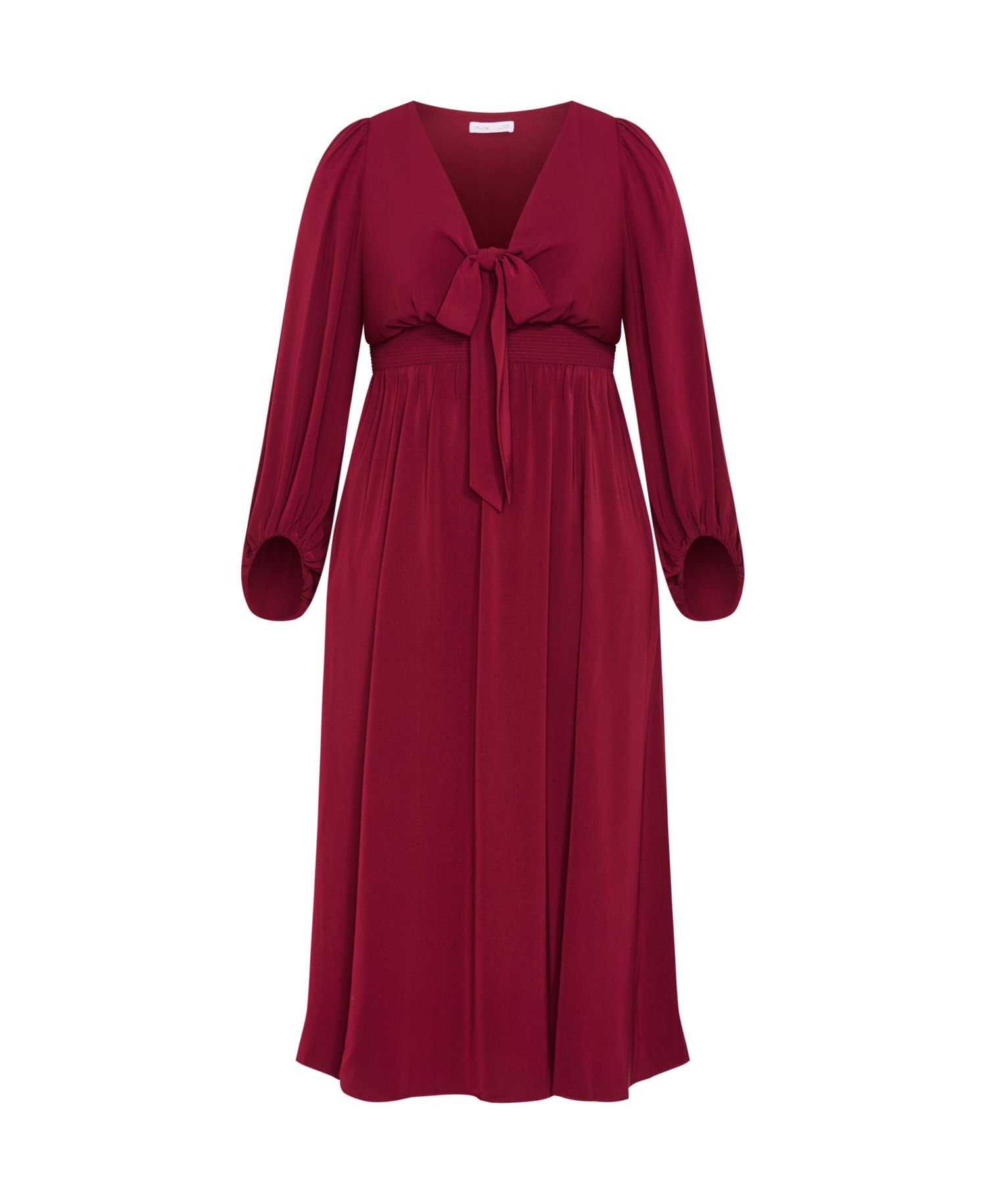 Plus Size Ivanna V Neck Maxi Dress