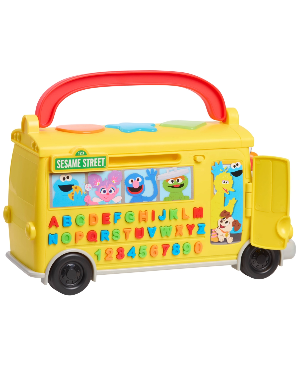 Sesame Street Elmo's Learn And Go School Bus In Transparent