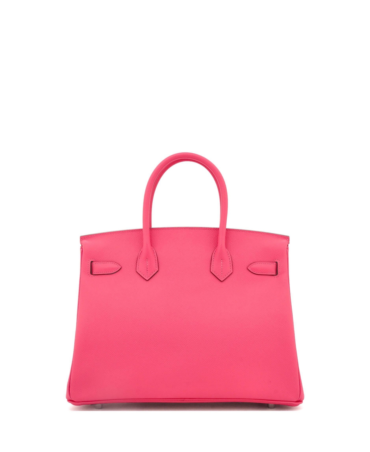 Pre-Owned Hermes Birkin 30 Handbag Pink Epsom with Palladium Hardware