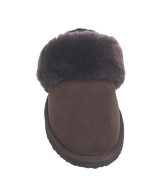 Women's Fur Band Open Slipper