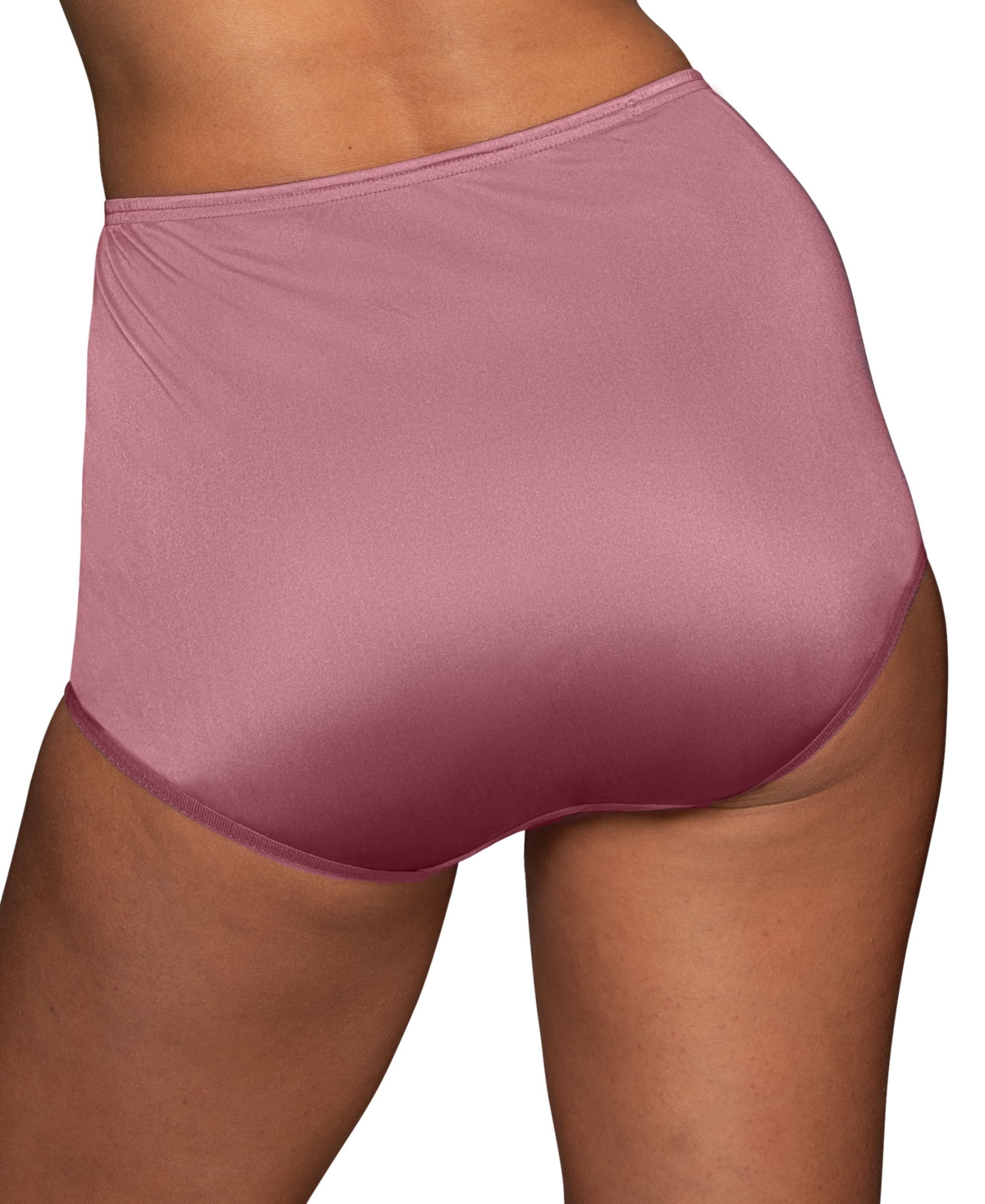 Vanity Fair Lingerie Vanity Fair Perfectly Yours Ravissant Nylon Full Brief Underwear 15712, Extended Sizes In Purple