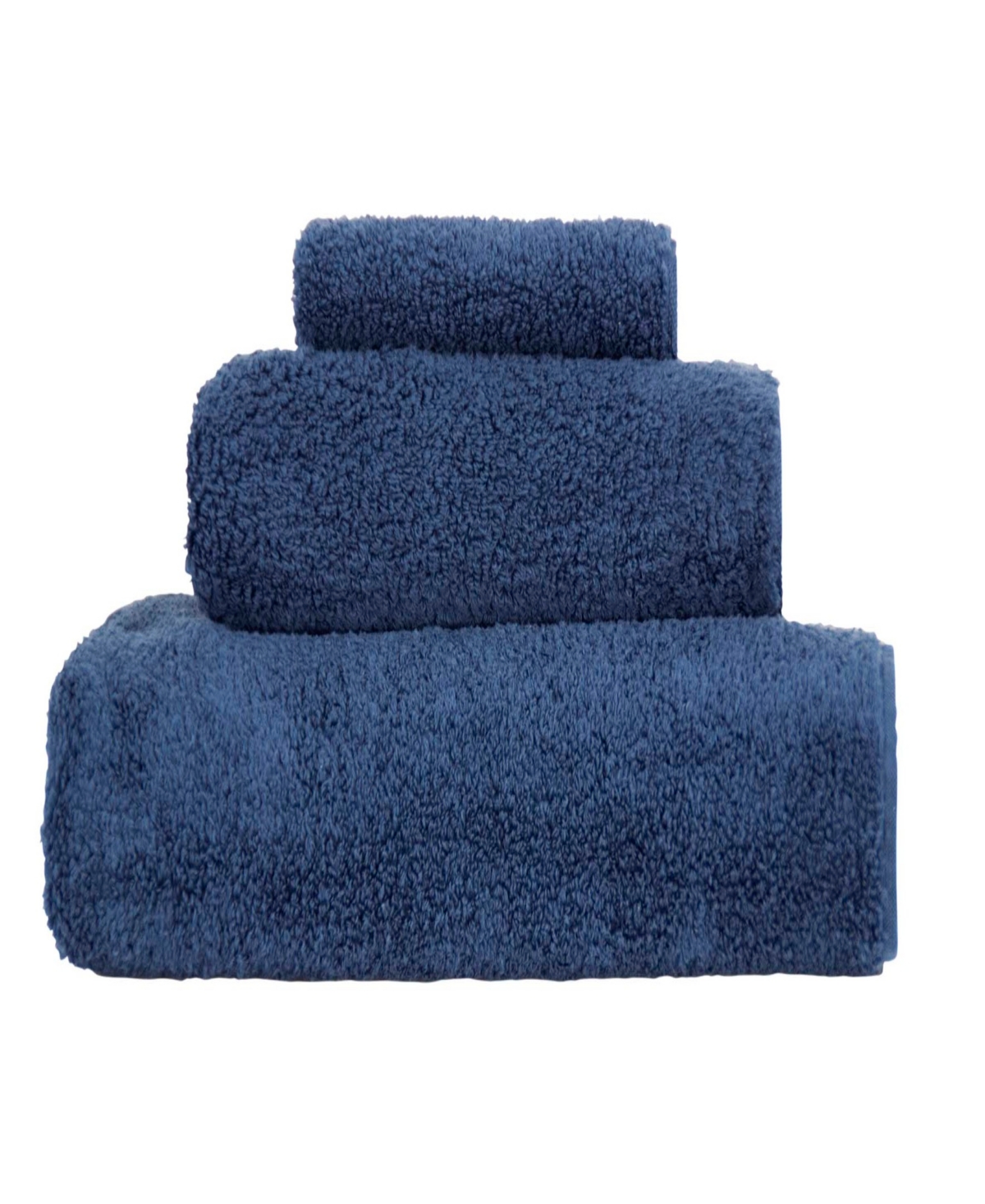 Uchino Zero Twist Hand Towel, 20" X 39" In Blue