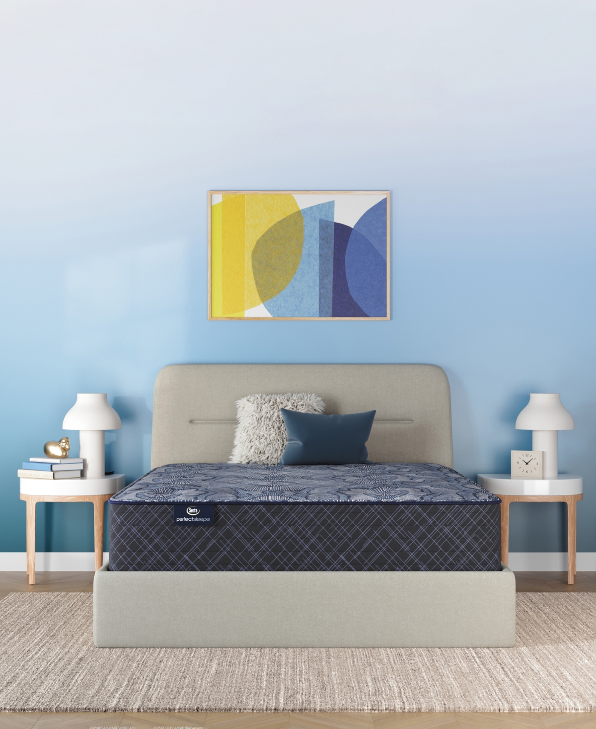 Serta Perfect Sleeper Osiria Rose 13 Plush Tight Top Mattress Collection In Blue