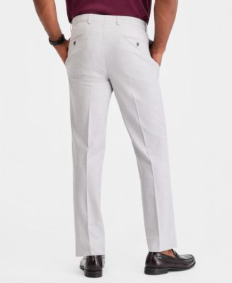 Men's Classic-Fit Sharkskin Dress Pants