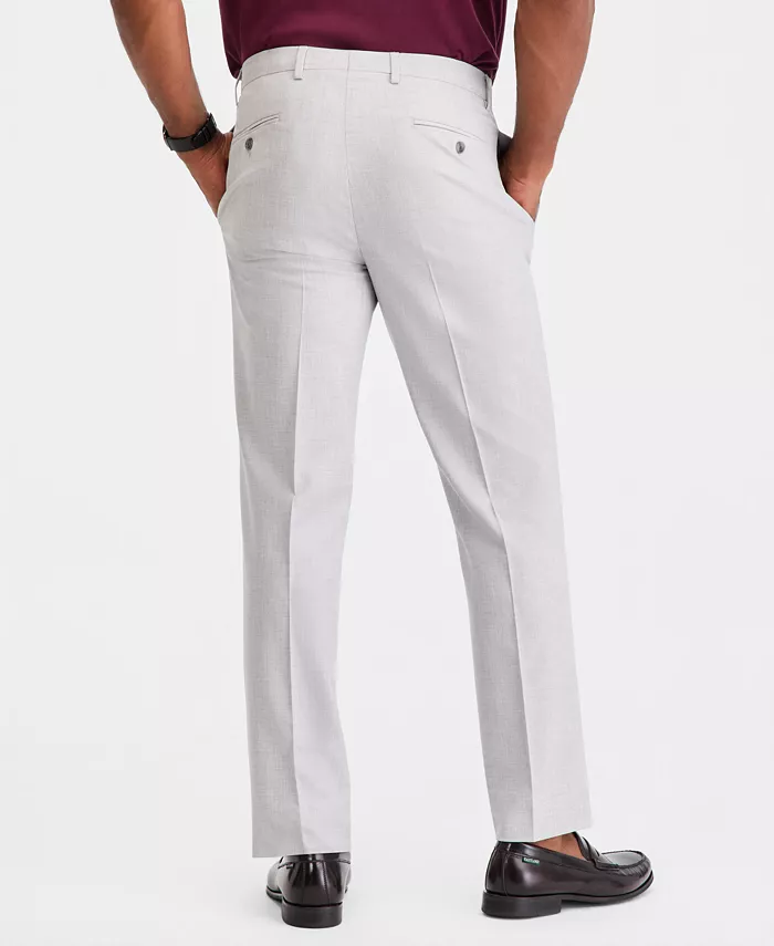 Men's Classic-Fit Sharkskin Dress Pants - thumbnail 10