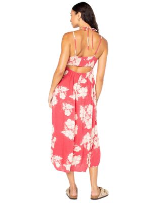 Women's Sunshine Crush V-Neck Midi Dress