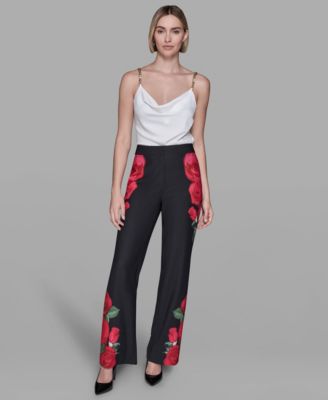 Women's Floral Print Pants