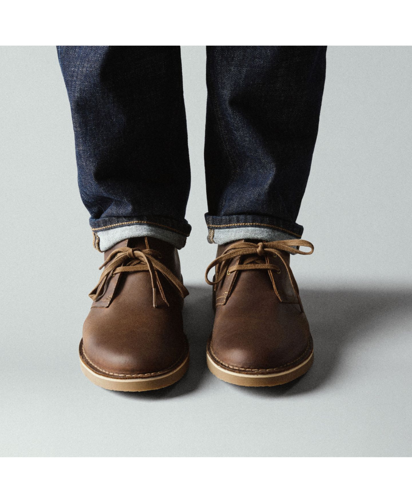 Мужские ботинки Clarks Collection Shepton, цвет: Кожаный — фото 6