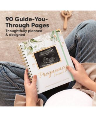 Pregnancy Journal Memory Book: Inspire, 90 Pages Hardcover Pregnancy Book, Pregnancy Journals for First Time Moms