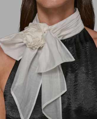 Women's Halter Bow Neck Top