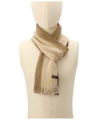 Men's Gradient Stripe Raschel Scarf