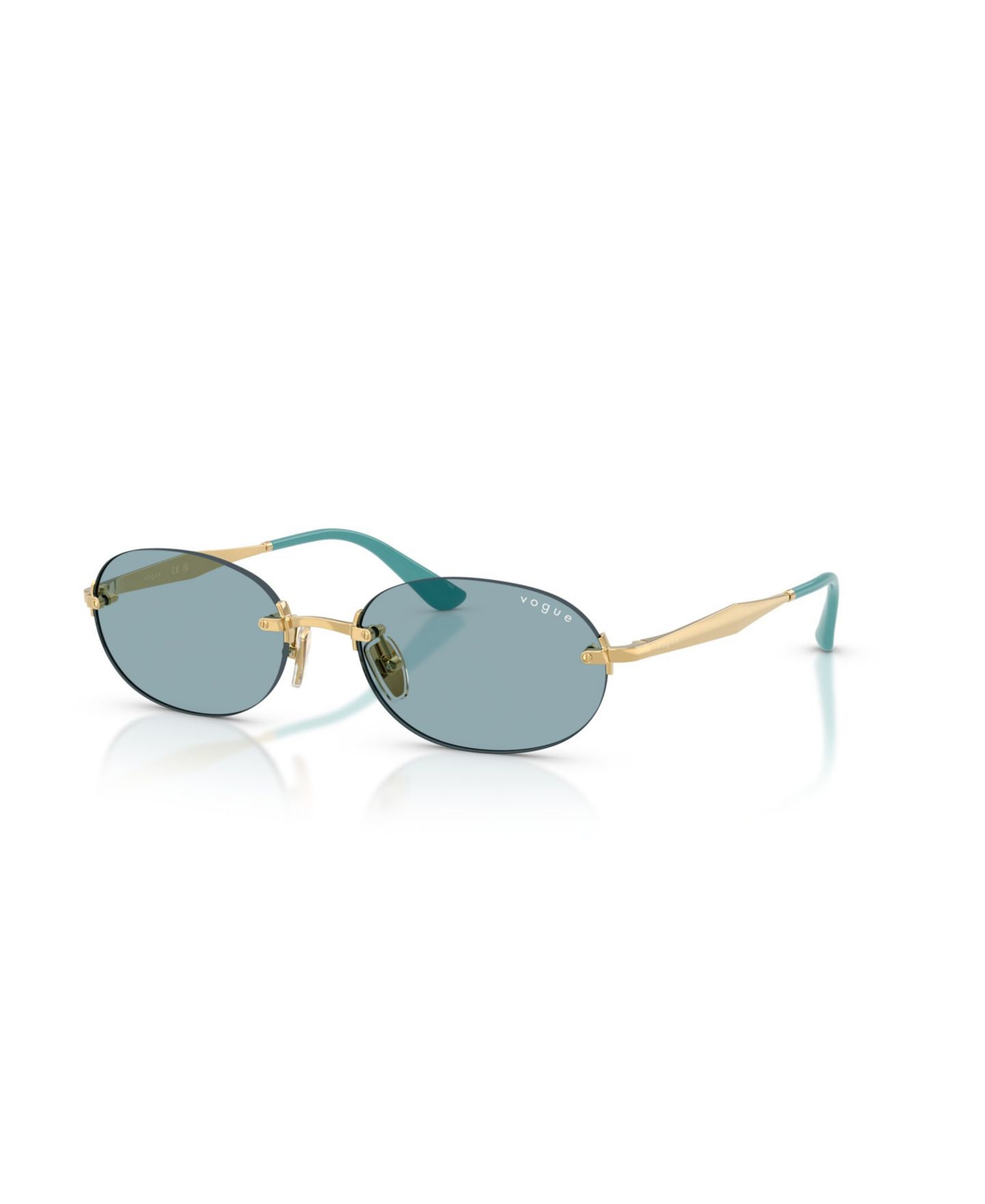 Женские солнцезащитные очки Vogue Eyewear Sunglasses, VO4342S, цвет: Золотой — фото 1