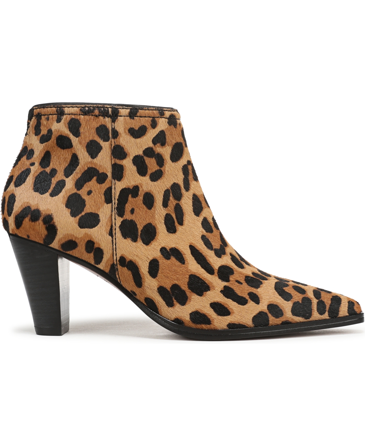 Franco Sarto Women's Josiah Pointed Toe Zip Short Boots In Animal Print