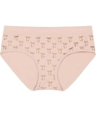 4-Pack Seamless Solid Color Hipsters with Logo Waistband