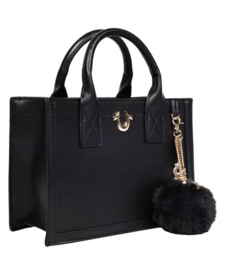 Pom Dangle Modern Tote