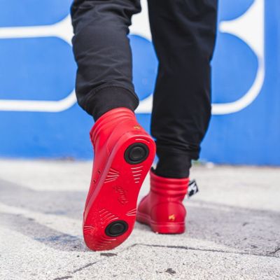 Women's Red High-top Sneaker