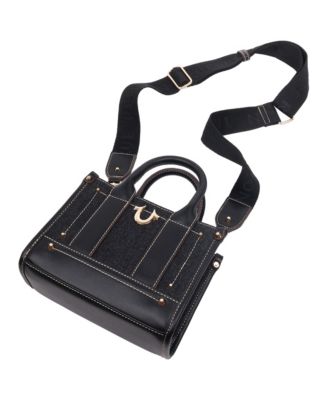 Denim Logo Strap Mini Tote