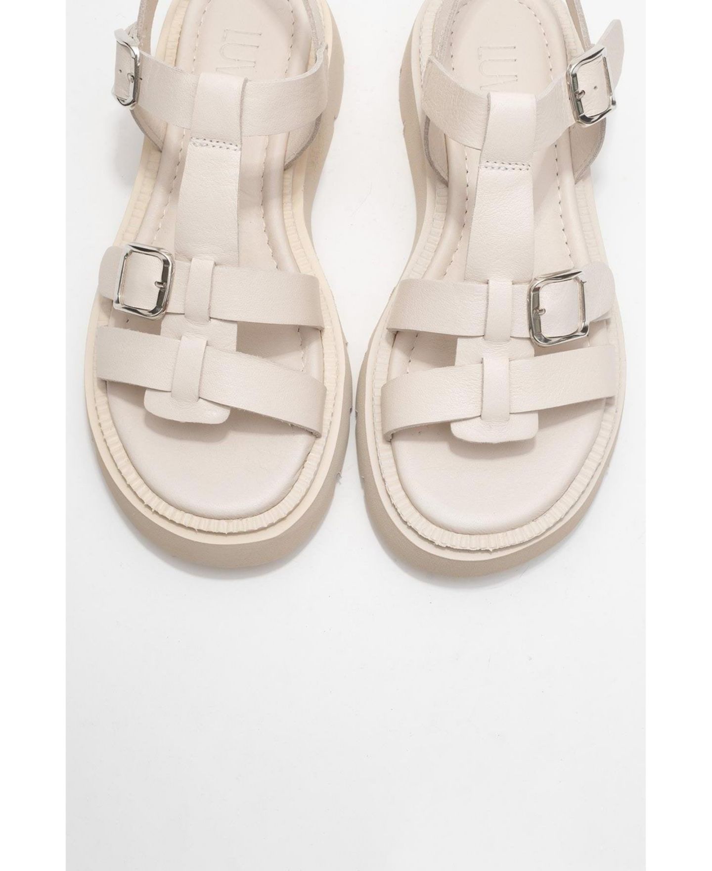 Женские сандалии Forever & Always Shoes Melvin Leather (Women), цвет: Бежевый кожаный — фото 5
