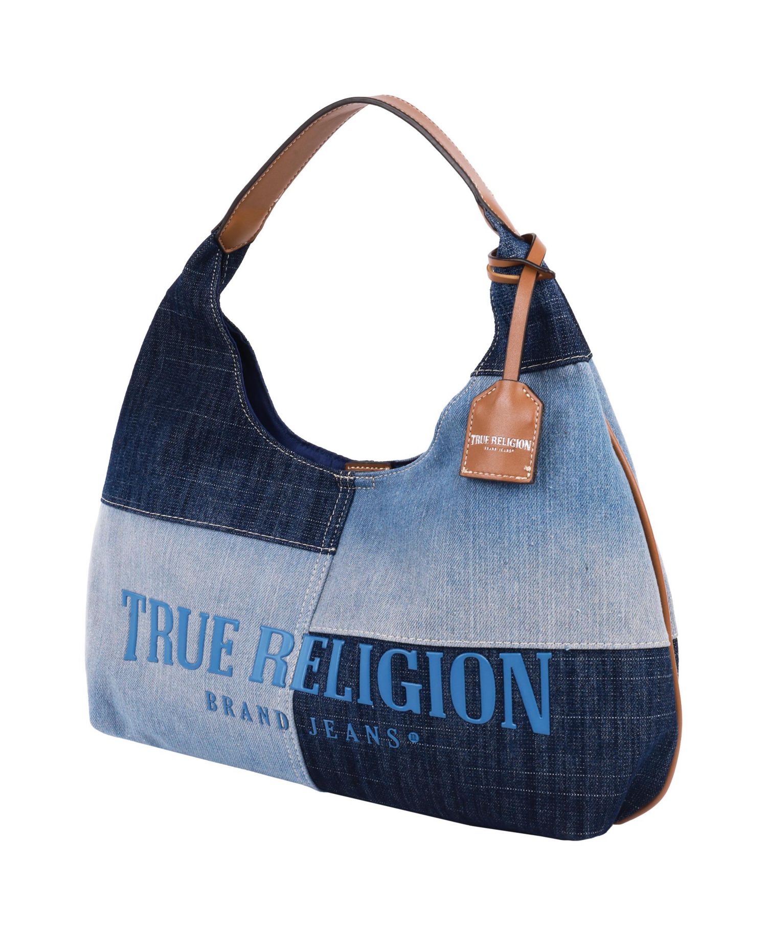 Patchwork Denim Hobo Bag
