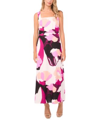 Vince Camuto - Women's Square Neck Midi Dress