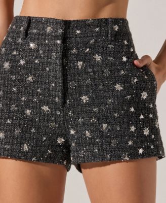 Women's Wynn Embellished Mini Shorts