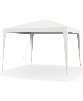 10 FT X 10 FT  Canopy Tent Heavy Duty Gazebo Shelter w/  Wind Ropes