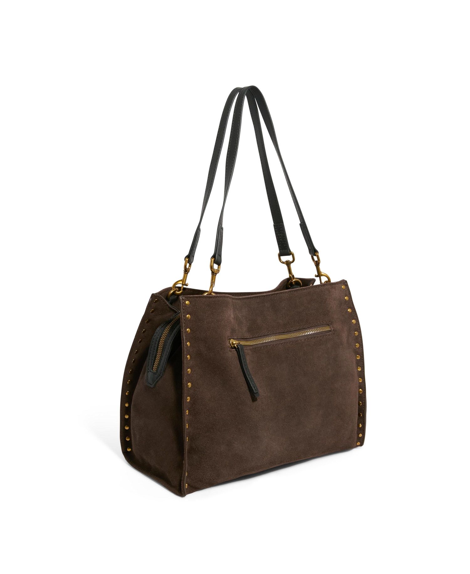 Lenox Studded Triple Entry Satchel
