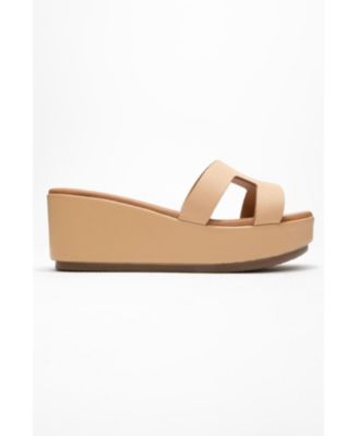 Lia Leather Platform Sandal (Women)