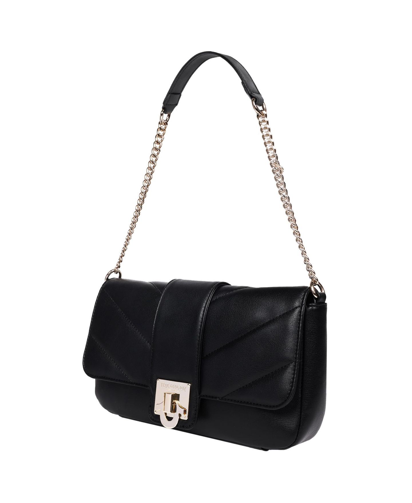 Женская сумка True Religion Quilted Flap Shoulder Bag with Mini, цвет: Чёрный — фото 2