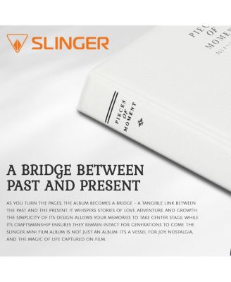 Instax Mini Mermaid Tail Film, 5-Packs of 10 Exposures + Slinger Photo Album for Instax Mini