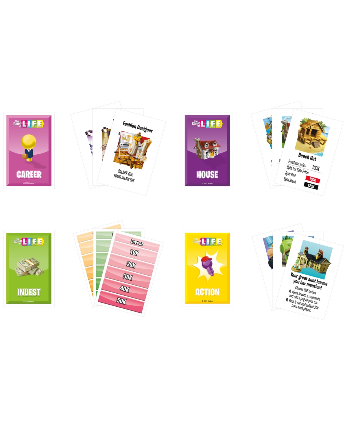 Hasbro Gaming The Game Of Life Family Board Game In Transparent