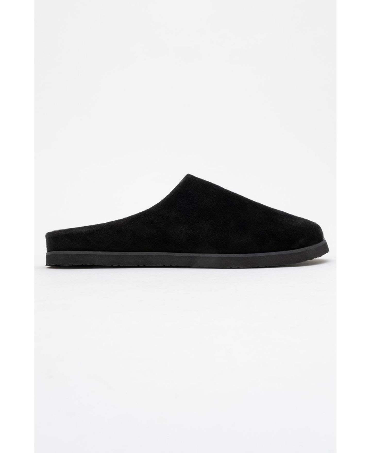 Женские сандалии Forever & Always Shoes Space Leather Slide Sandal (Women), цвет: Чёрный кожаный — фото 5