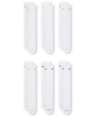 Unisex Everyday Plus Cushioned Training Crew Socks, 6-Pack