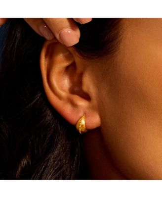 Little Joys Dot Huggie Hoop Earrings