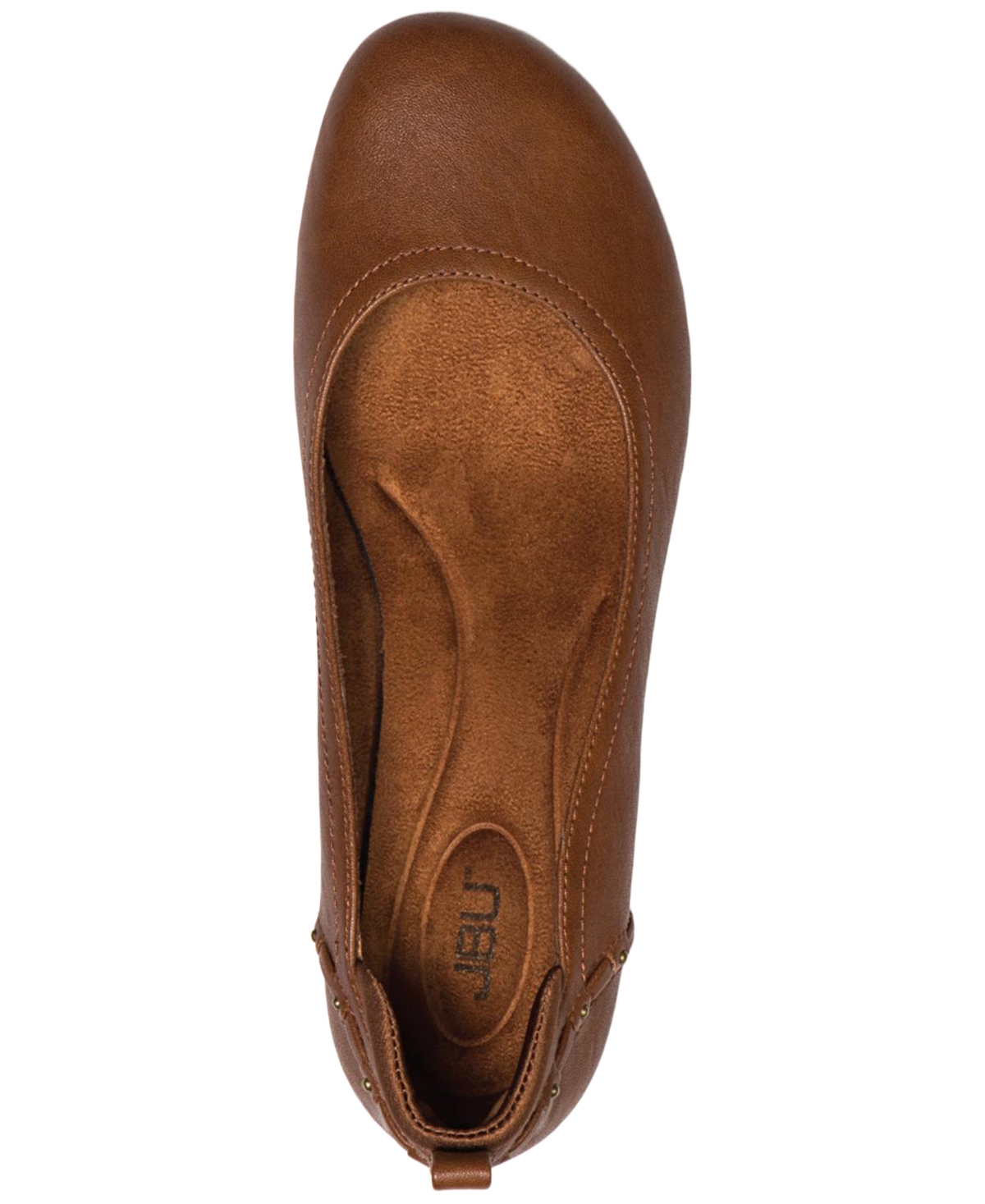 Jbu Women's Vivian Round Toe Flats In Brown