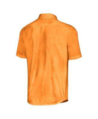 Men's Tennessee Orange Tennessee Volunteers Sport Coconut Point Palm Vista IslandZone Button-Up Shirt