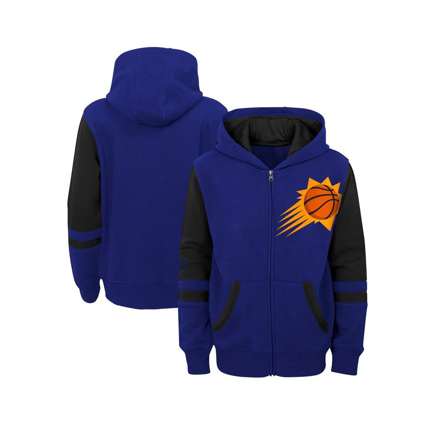 Preschool Purple Phoenix Suns Straight To the League Full-Zip Hoodie