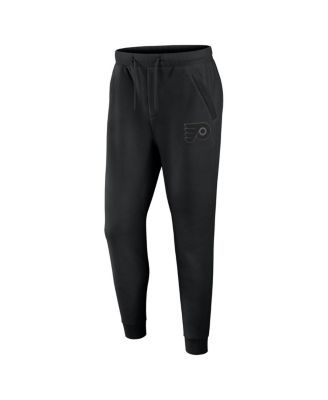 Men's Black Philadelphia Flyers Authentic Pro Road Fleece Sweatpants